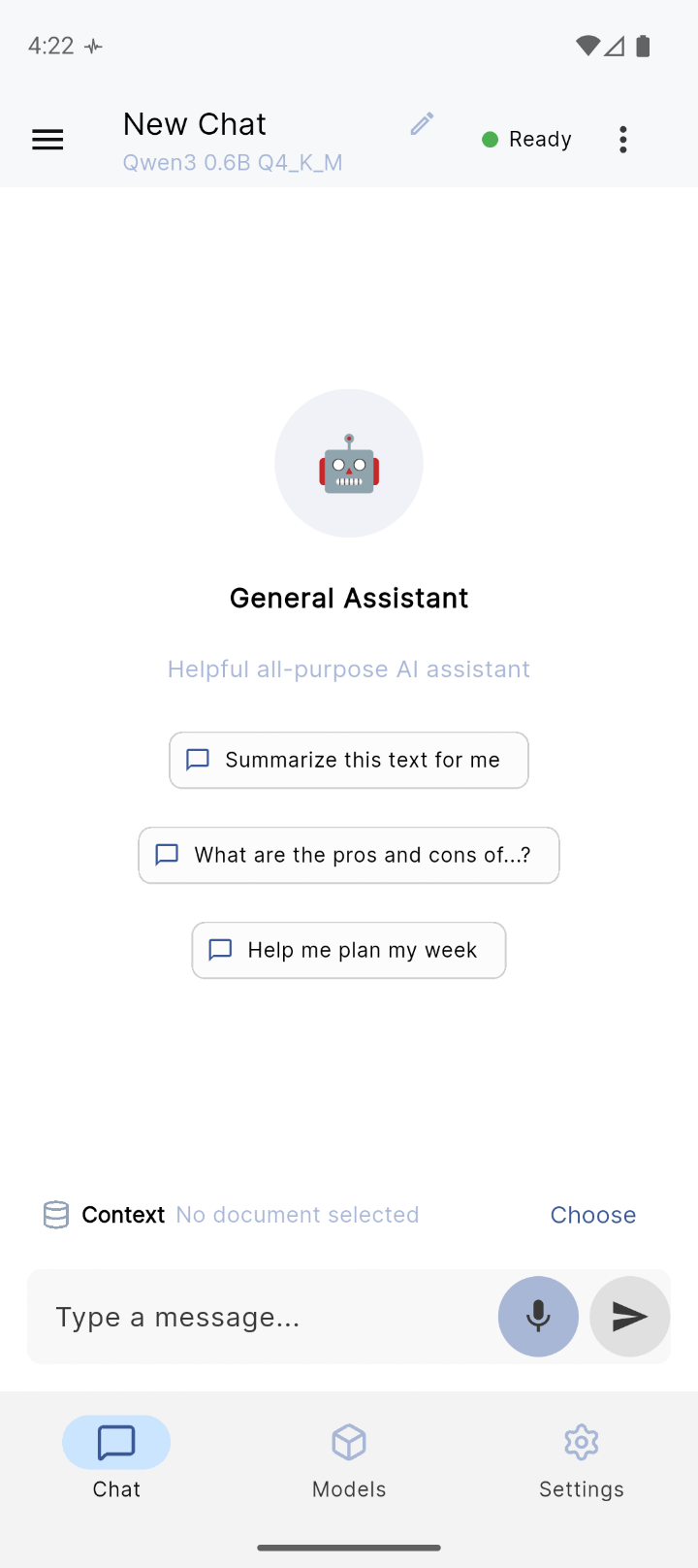 MemoryAI on an Android phone